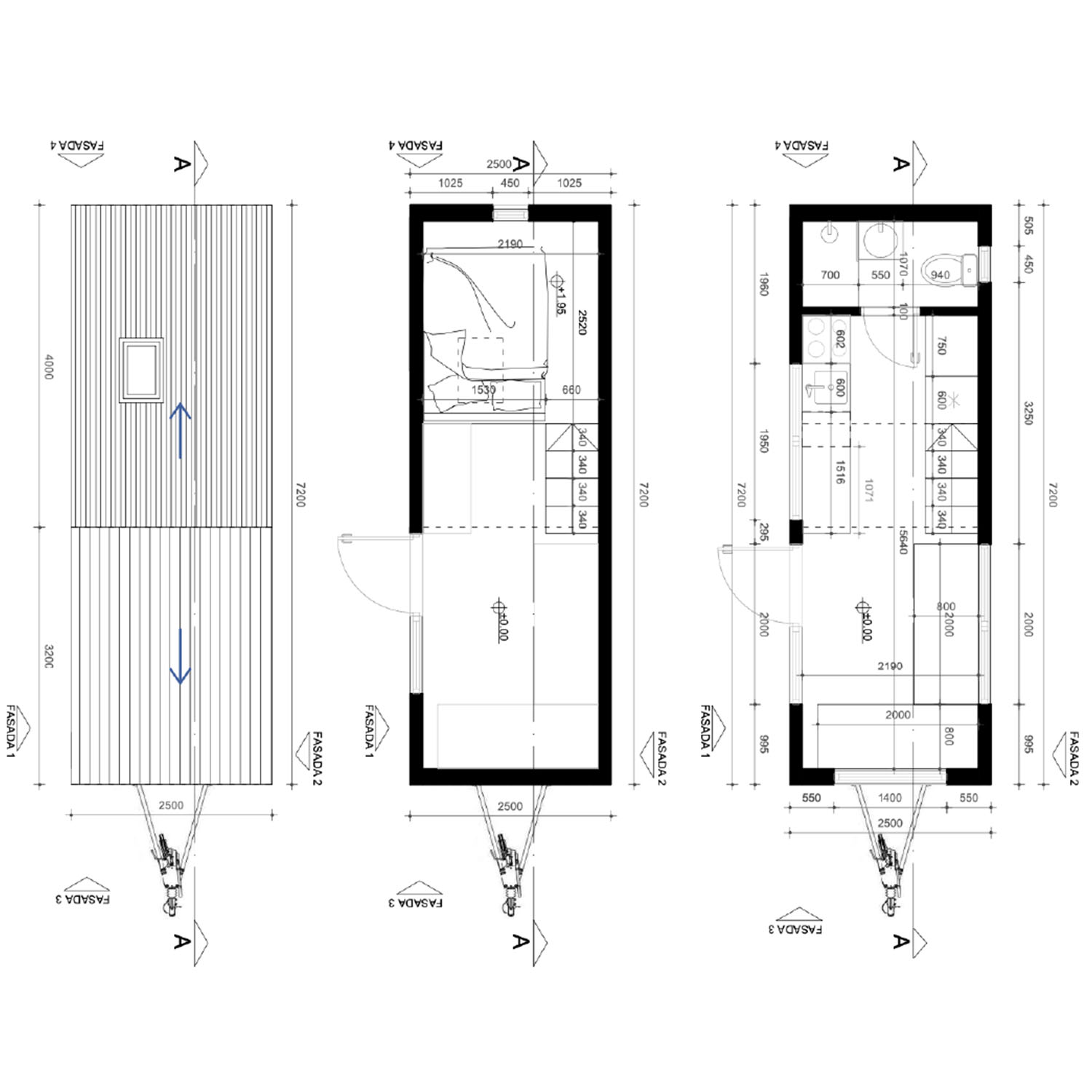 Tiny House, Maison container, Maison modulaire, Mini-maison - Modèle Sunshine