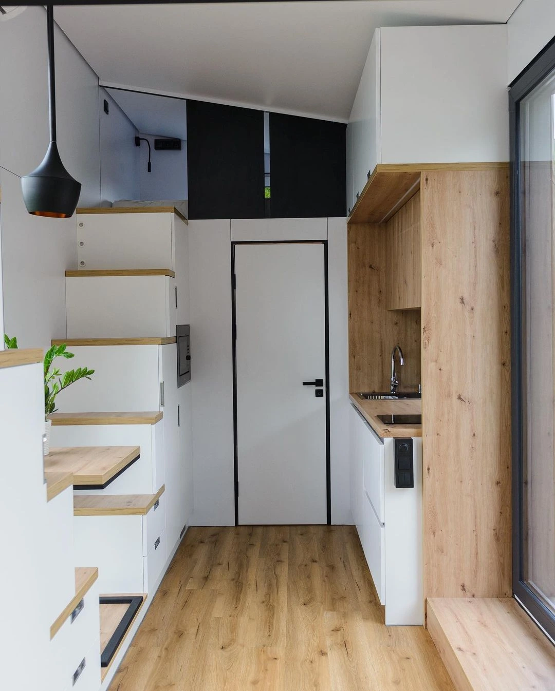 Tiny House, Maison container, Maison modulaire, Mini-maison, 21,78 m² , à deux étages - Modèle G