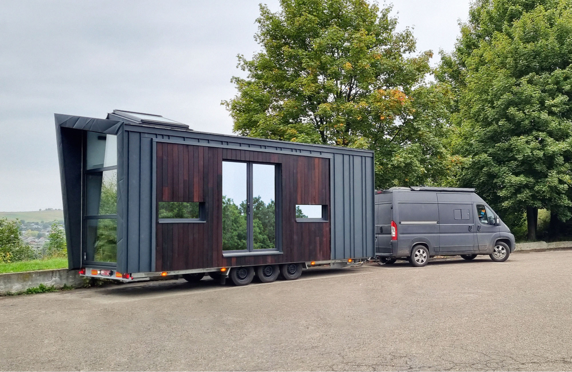 Tiny House, Maison container, Maison modulaire, Mini-maison, 16.72 m² - pour 2 personnes - Modèle 0