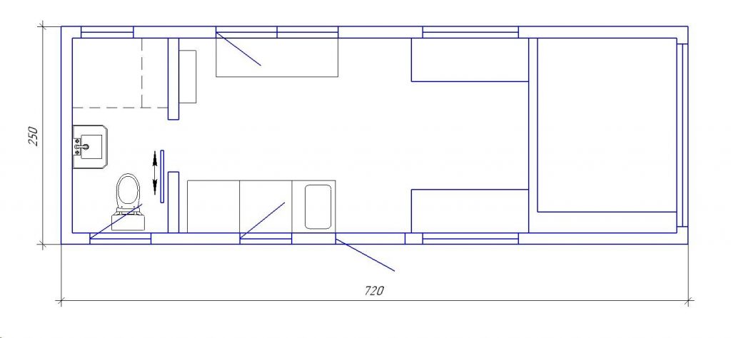 Tiny House, Maison container, Maison modulaire, Mini-maison , 24 m2 - Modèle Eco Dream 