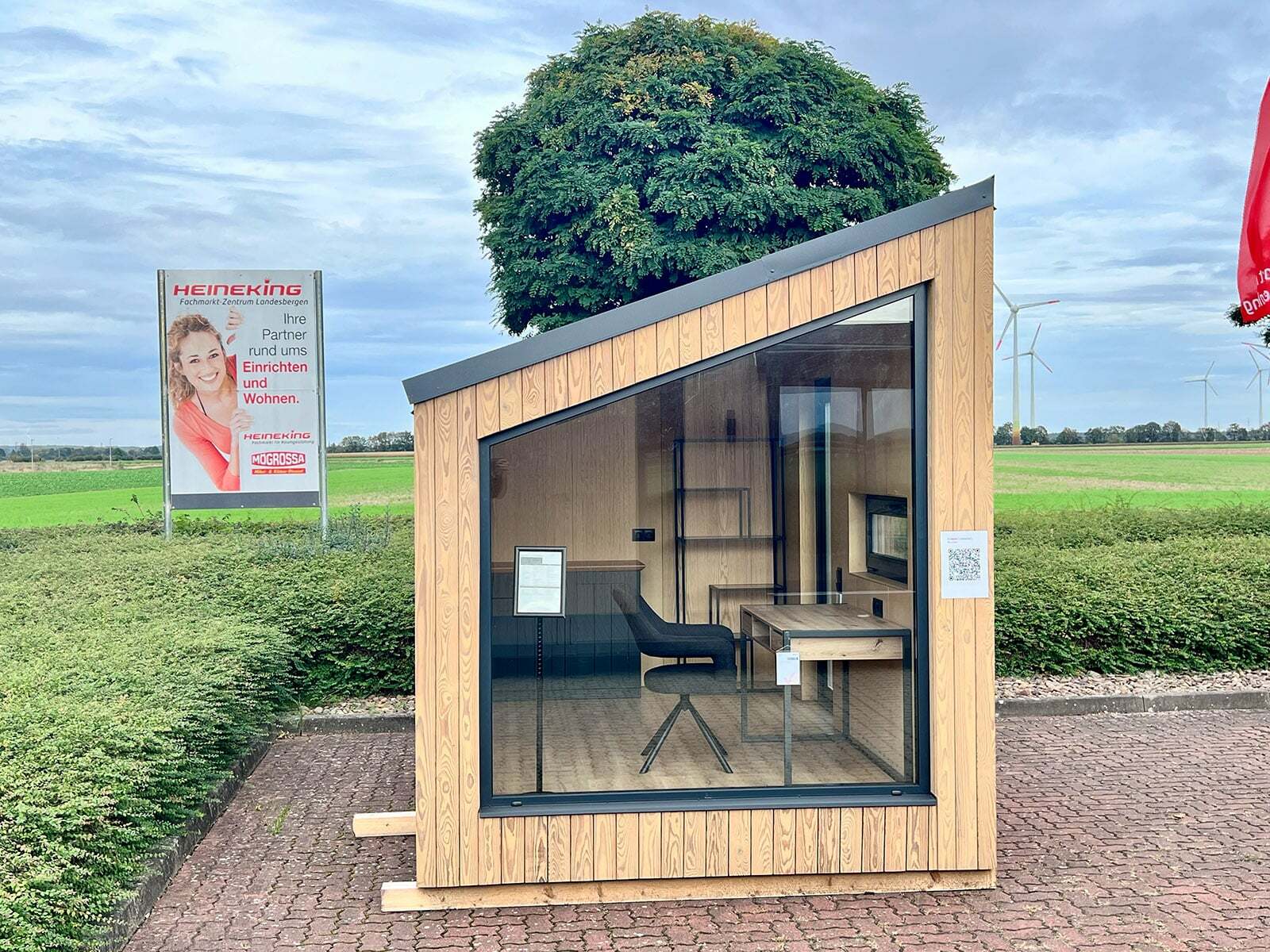 Tiny House - Mini-maison modulaire - Conteneur d'habitation - Abri de jardin - Modèle Cube, 6,72 m²