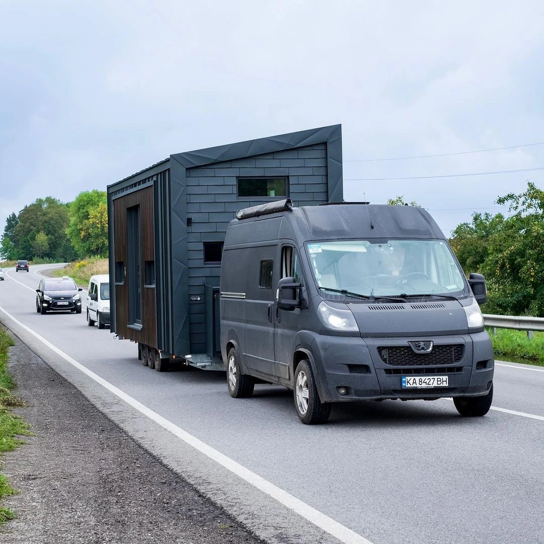 Tiny House, Maison container, Maison modulaire, Mini-maison, 21,78 m² , à deux étages - Modèle G